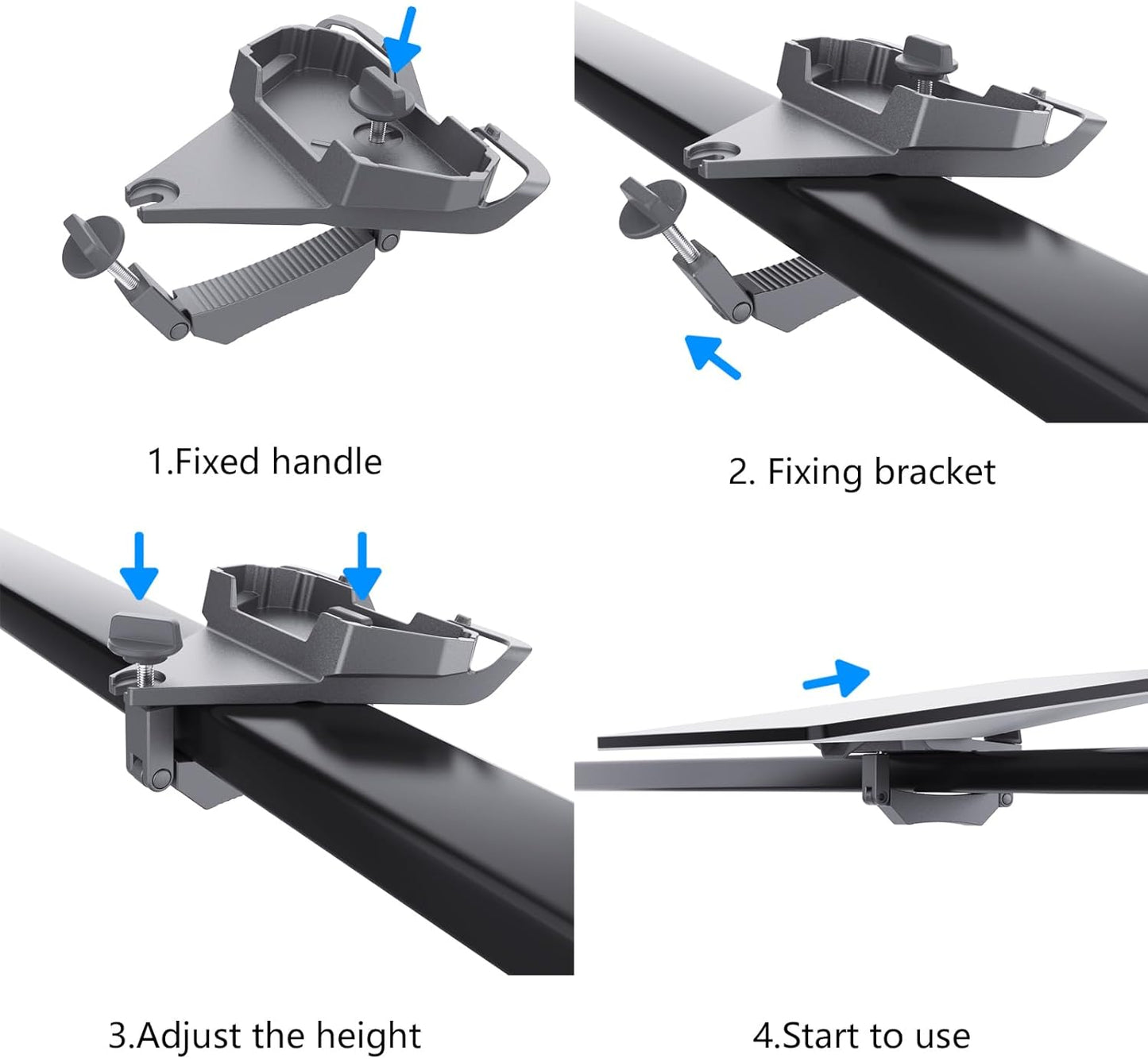 Starlink Mini Mount for Roof Rack & Car Dash, Adjustable Starlink Mini Dishy Compatible with RV, Caravan, Vans | Stable Signal & Waterproof Design