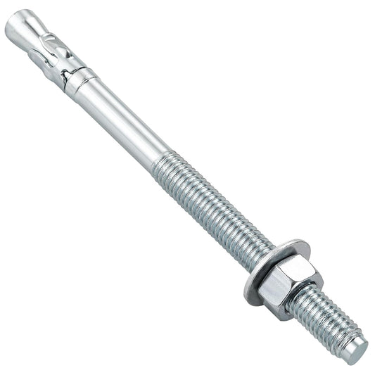 5/16x5" 30Pcs Inch Standard Fasteners for Heavy-Duty Zinc Wedge Anchors for Cement and Concrete