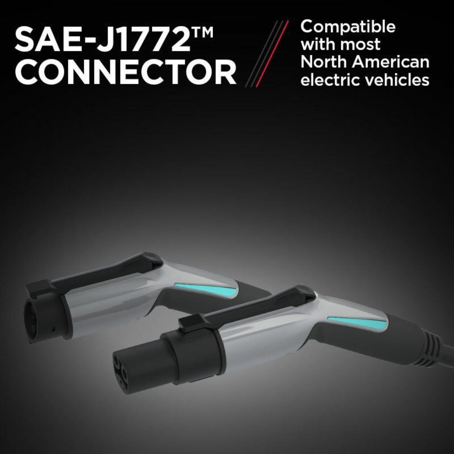 Schumacher Electric 240V / 40A Level 2 EV Wall Charger - NEMA 14-50 Plug - with Universal SAE-J1772 Connector - Wi-Fi & Bluetooth Enabled - Weather-Resistant for Indoor or Outdoor Use - SEV1600P1450