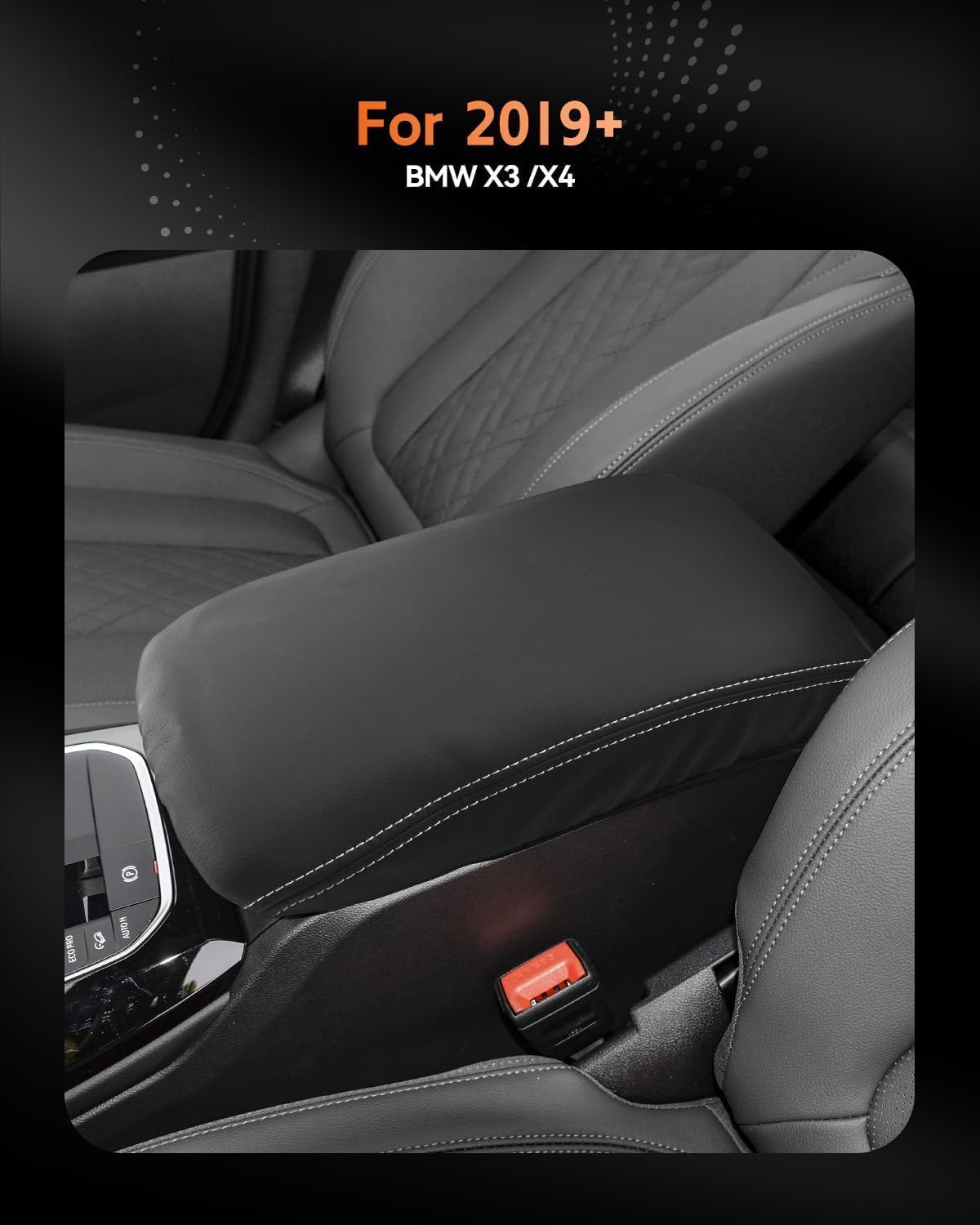 CDEFG for BMW X3 G01 -X4 G02 2018-2025 Center Console Cover Armrest Box Cover for X3/X4 2023 2024 2025 Accessories Console Arm Rest Protector