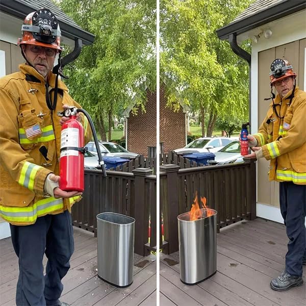 Prepared Hero Fire Spray - Mini Fire Extinguishers for House, Car, Garage - Kitchen Small Fire Extinguisher for Home, Made in USA, 100% Organic - Compact, Portable & Easy to Use, Non-Toxic - 2 Pack