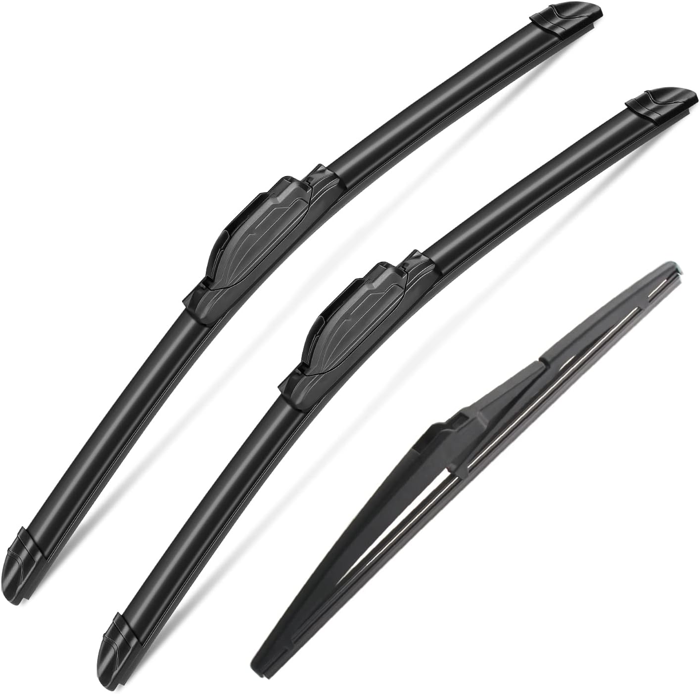 Kia Soul Windshield Wipers 2010-2019, Kia Sorento 2011-2015, Original Equipment Automotive Replacement Windshield Wiper Blades for My Car- 24"/20"/11" (Pack of 3) J- HOOK