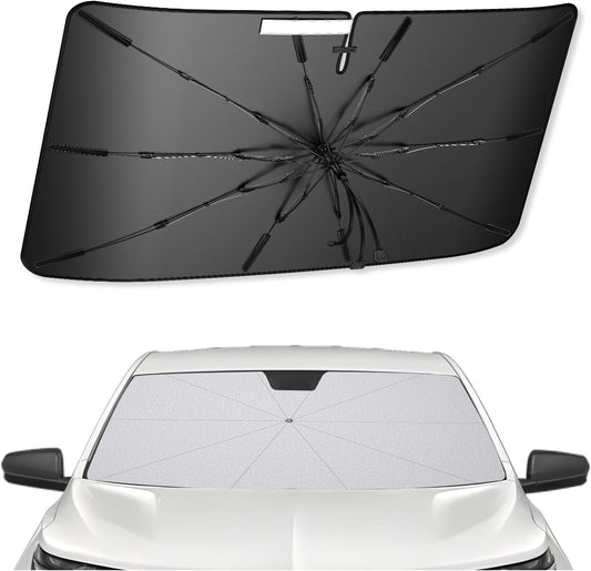 SXCY for 2025 Chevrolet Equinox Windshield Umbrella Sunshade [Easier Foldable] for 2025 Chevy Equinox Accessories 2025 Equinox Sunshade Umbrella 2025 Equinox Windshield Umbrella Sun Shade