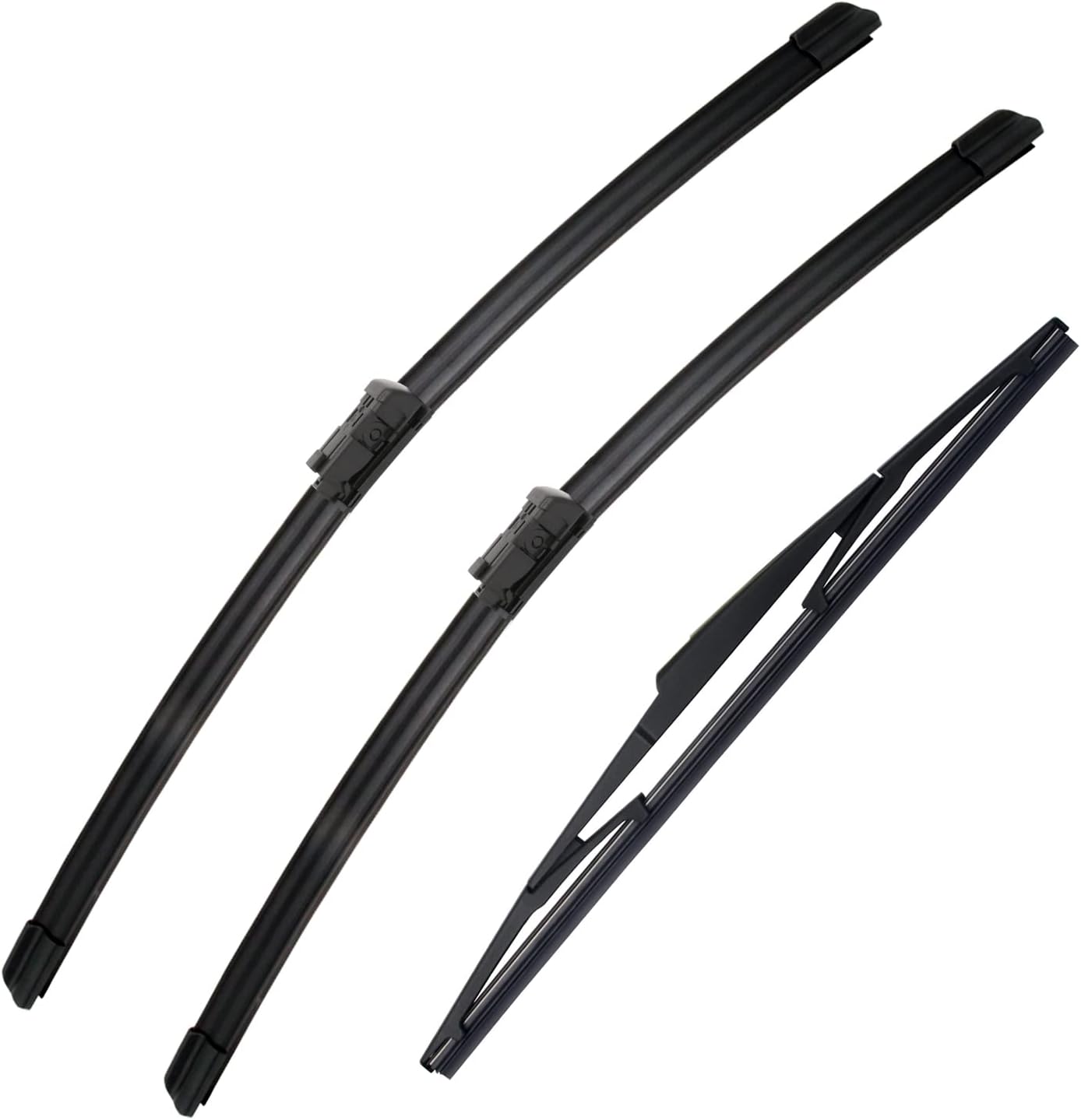 3 Wipers Set-26"+16" Front Windshield Wipers and 14A" Rear Wiper Blade for Toyota CHR 2016-2021-Factory Original Equipment Replacement (Pack of 3)‎Push Button/Top Lock
