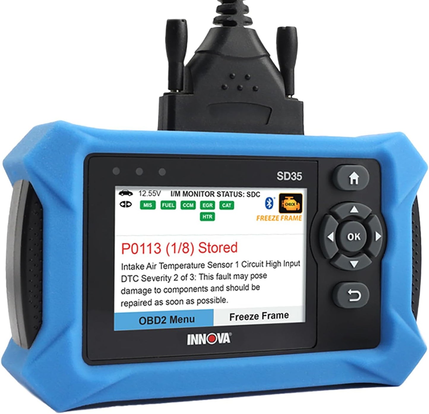 Innova SD35 OBD2 Scanner – ABS, SRS, TPMS & Check Engine Code Reader, Live Data, All System Diagnostics, Compatible with Most Vehicles