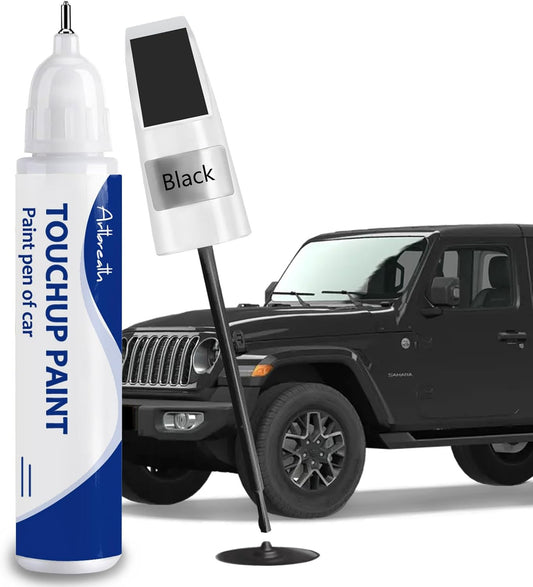 Black(PX8) Touch Up Paint for JEEP-Exact Match–Chips and Nicks Car Paint Scratch Repair Kit Automotive Paint Pen for Wrangler-JK/Commander/Compass/Grand-Cherokee/Liberty/Patriot/Renegade