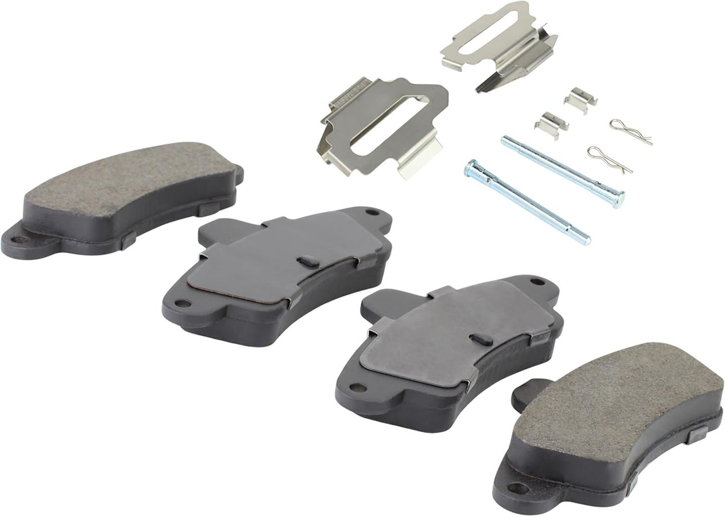 Premium Semi-Metallic Rear Brake Pads (1001-0661M) Compatible with Ford Contour 1995-2000, Ford Mystique 1995-2000, Mercury Cougar 1999-2001, Mercury Mystique 1995-2000