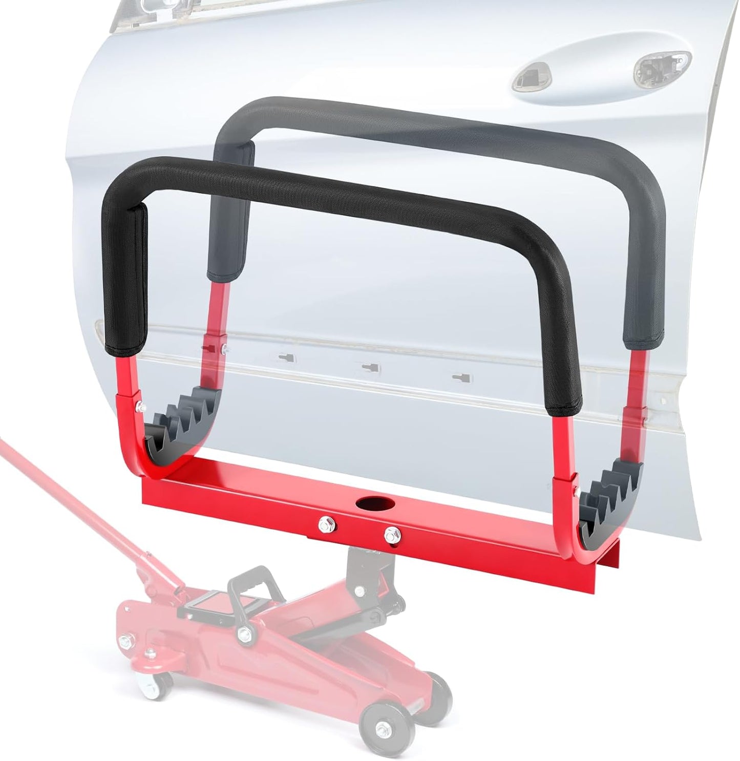 Rest Door Hanger Compatible with Floor Jacks Versatile Door Hanger for Quickly Remove or Install Vehicle Doors Auto Repair and Storage (Car Jack not Included)