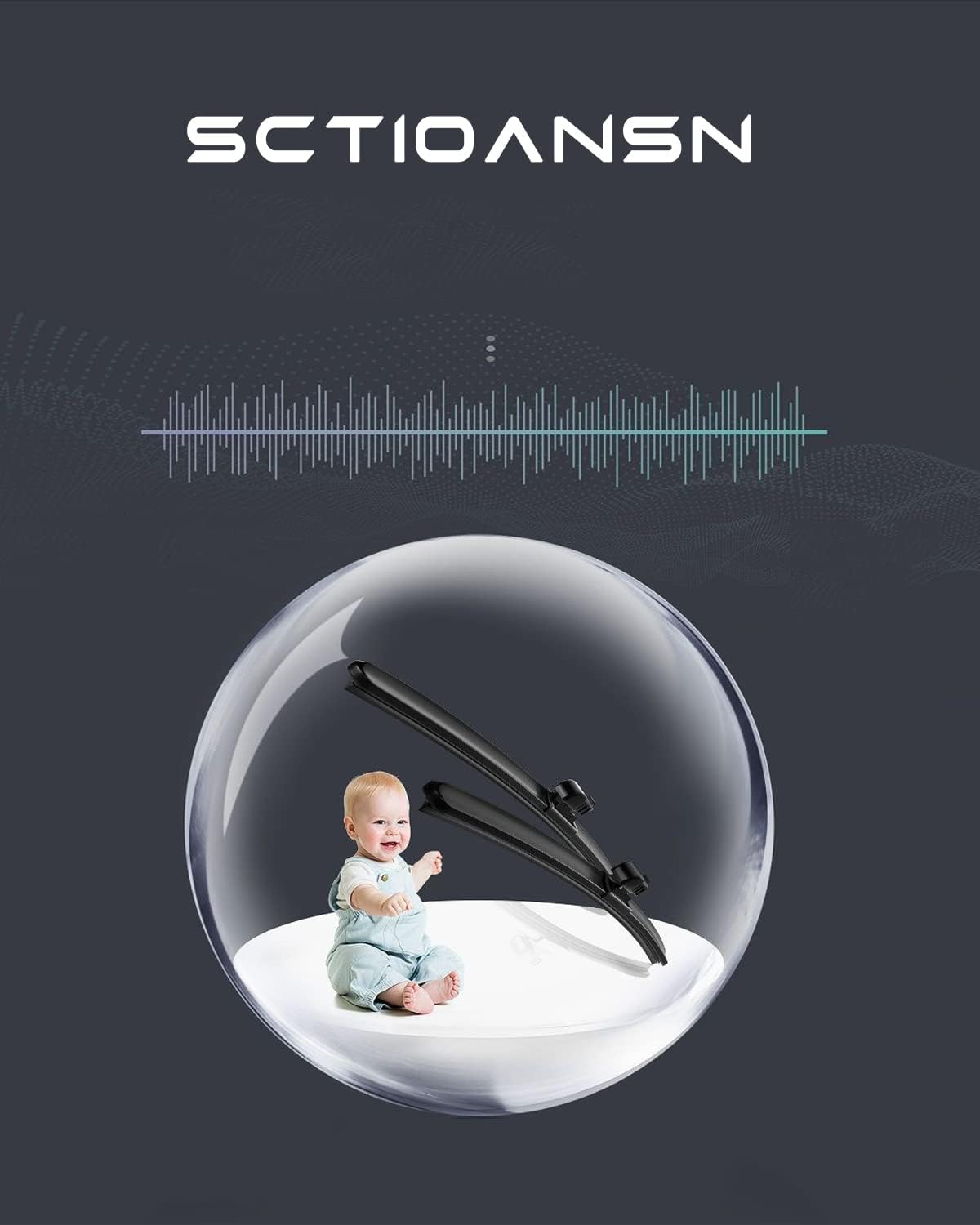 3 Wipers Set-26"+17" Front Windshield Wipers and 14" Rear Wiper Blade for Subaru Forester 2019-2022-Factory Original Equipment Replacement (Pack of 3)‎Push Button/Top Lock