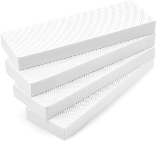 Garage Wall Protector, 4 Pack Garage Car Door Protector Bumper Guard for Car Doors Anti-Collision Self Adhesive EVA Foam for Warehouse Parking Assist, White 11.8"x3.9"x1.2"
