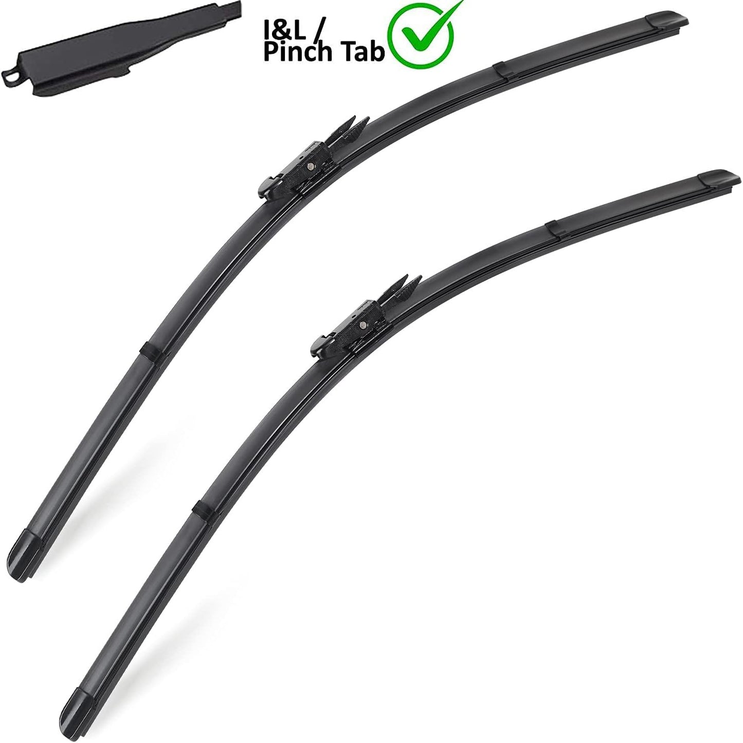 AUTOBOO 28"+28" Windshield Wipers with 12 Inch Rear Wiper Blade Replacement for Ford Focus 2012 2013 2014 2015 2016 2017 2018 -Original Factory Quality (Pack of 3)
