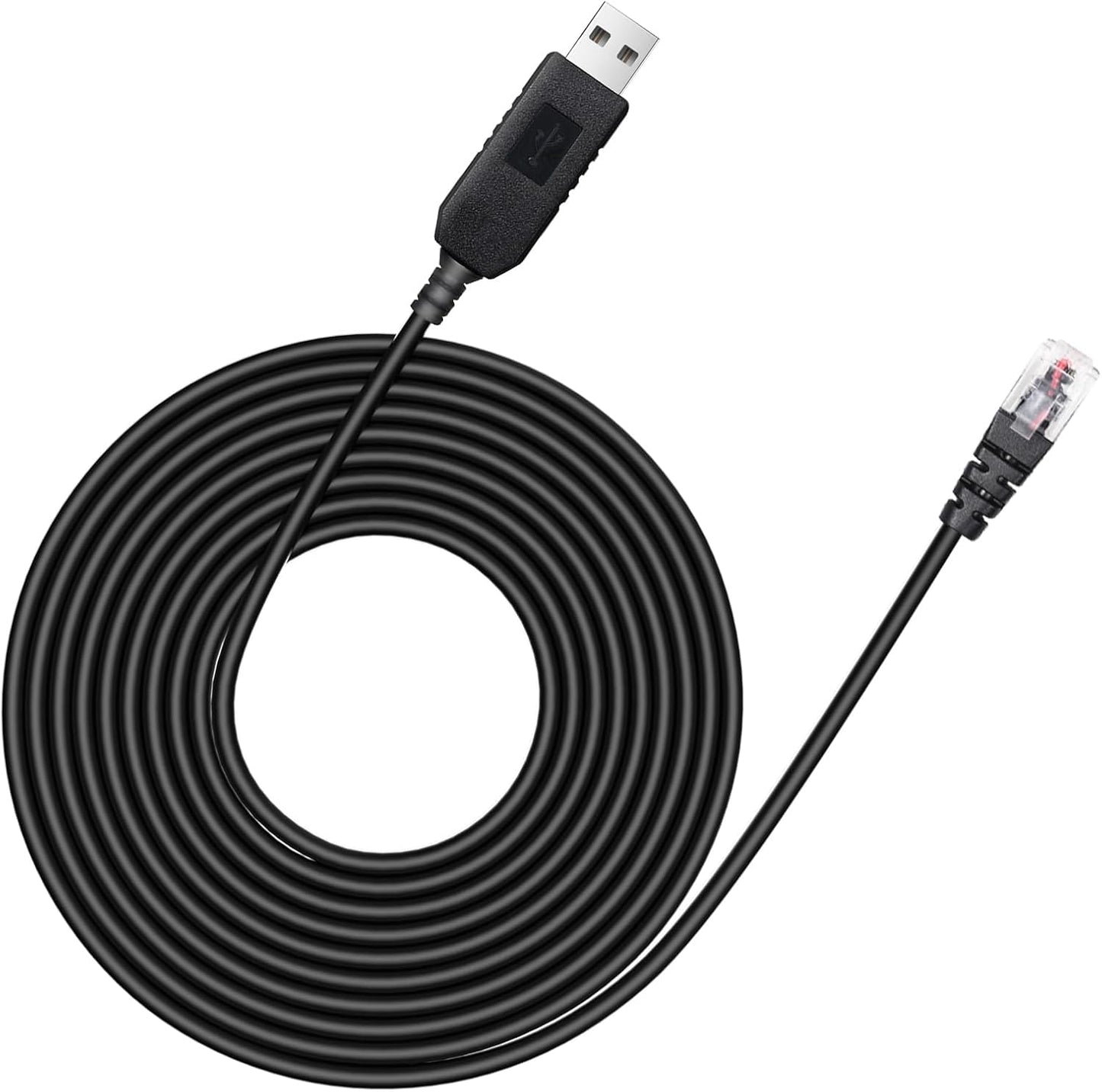 USB to RJ11 Radar Detector Power Cable,DC5V-12V Power Cable Replacement for Escort, Uniden, Radenso XP, Beltronics & Whistler Radar Detectors (13FT Length)