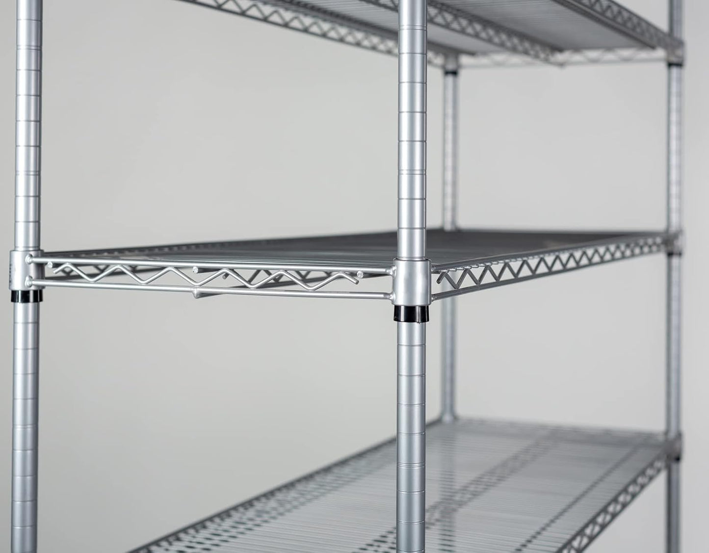 Omega 14" Deep x 72" Wide x 80" High 3 Tier Gray Starter Shelving Unit