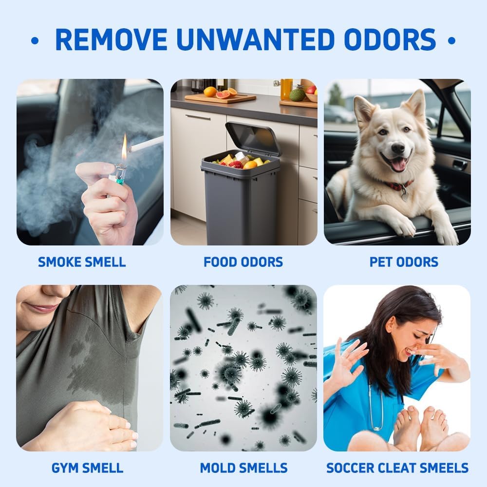 Glodway Whole Car Air Refresher,Odor Eliminator Remover Spray For Car,Cologne Strong Freshener With Odour Eliminator Technology,Long-Lasting Scent,6 Ounce(Pack of 3)