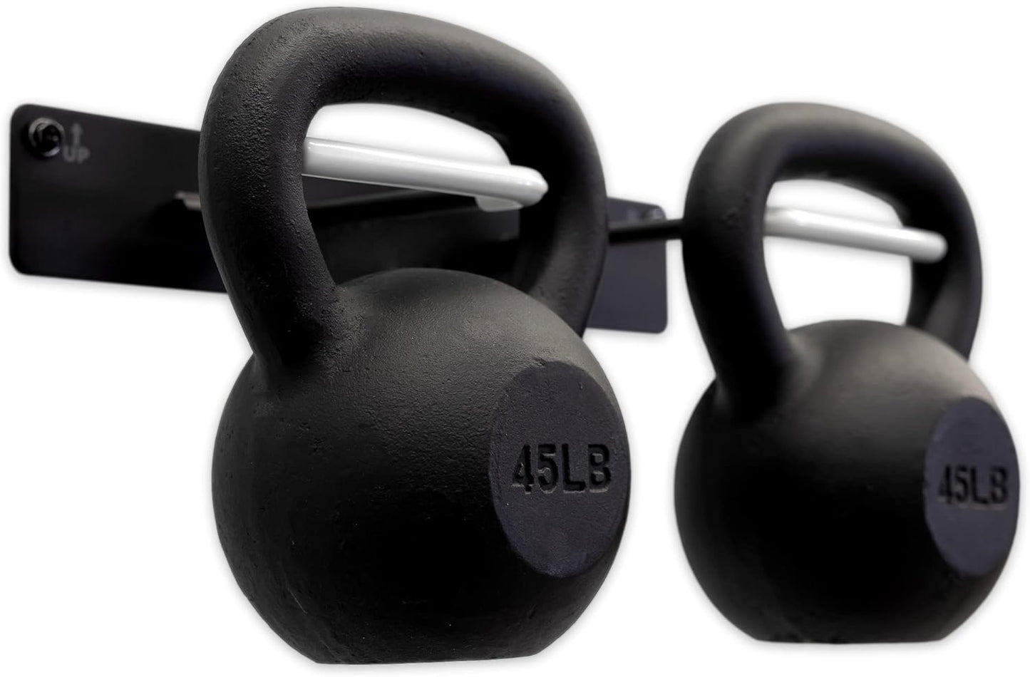 StoreYourBoard BLAT Bike Fat Tire Wall Rack, Holds 2 Bikes, Home and Garage Storage Hooks, Heavy-Duty Solid Metal Max 100 lbs