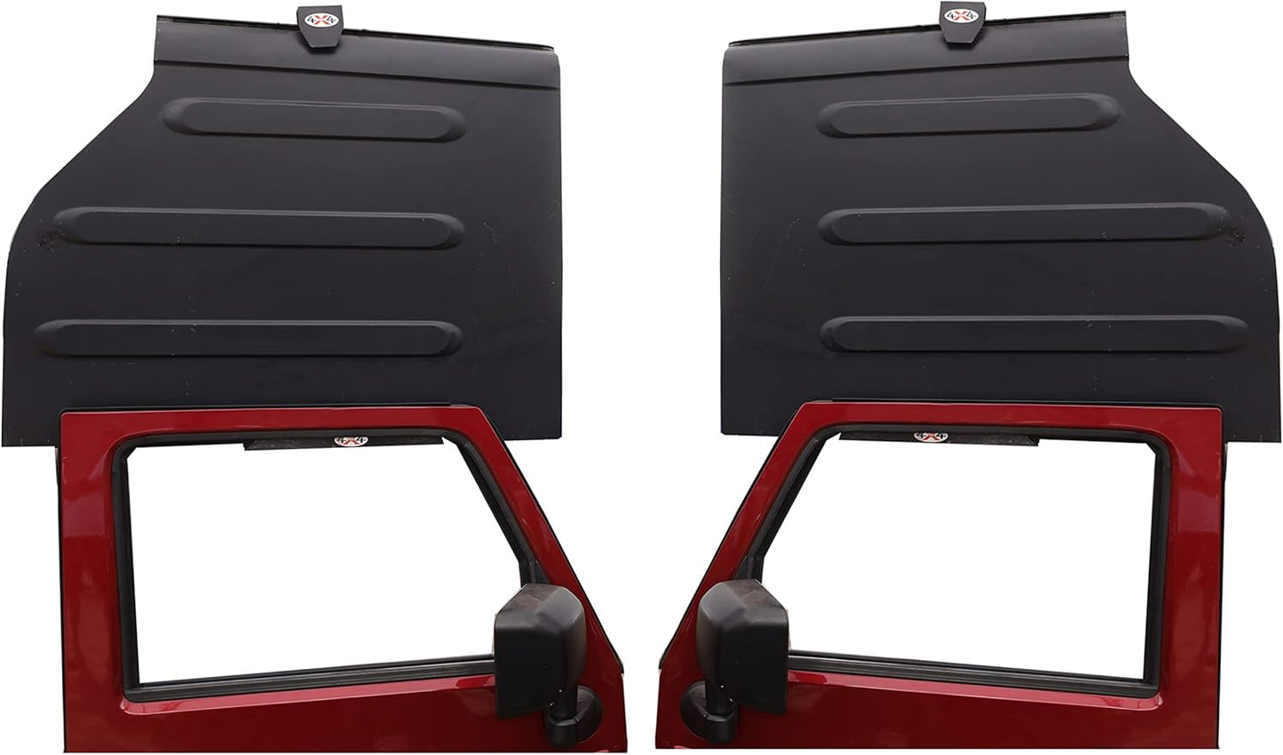 EZ4x4 Garage Wall Freedom Panel & Wrangler Door Storage Hangers Combo Kit, Heavy Duty Metal Storage Holder Bracket Compatible with JL, JLU & JT