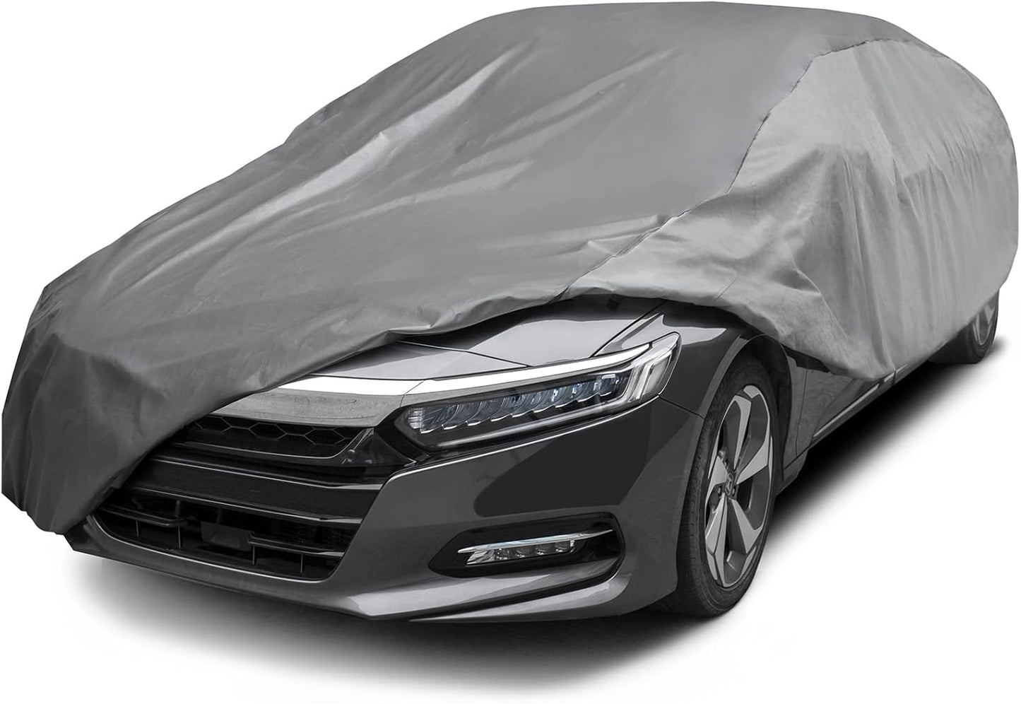 XCAR Ultra Light Waterproof Car Cover for Automobiles All Weather Protection, Windproof & Breathable, Fits Sedan Up to 160"