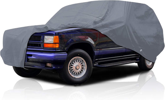Supreme Full Car Cover - Semi Custom Fit for Blazer 1995-2005 SUV 4-Door | All-Weather Protection: Waterproof, Dustproof, Windproof, UV-Resistant | Includes Accessories