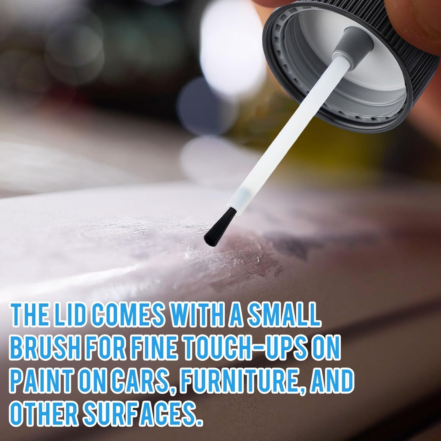 Mumufy 240 Pcs Touch up Paint Bottles with Brush and Lid Empty Touch up Bottle with Mixing Balls 2 oz Fluid Capacity Leftover Paint Container for Car Scratches Repair (Black,Blue)