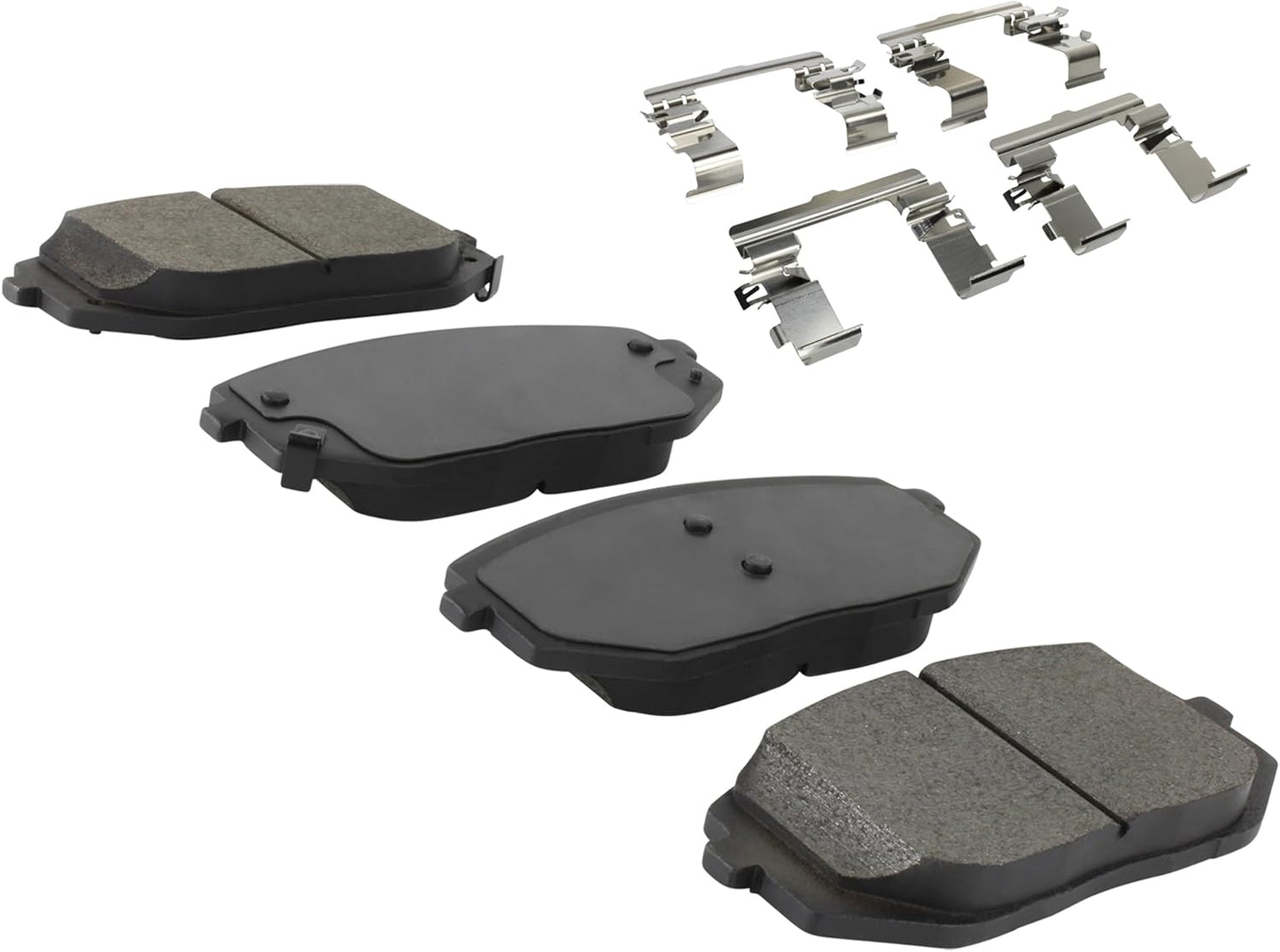 Premium Ceramic Front Brake Pads (1001-2398C) Compatible with Hyundai Ioniq 5 2024-2022, Ioniq 6 2024-2023, Tucson 2024-2022, Kia EV6 2025-2022, K5 2025-2021, Sportage 2025-2023
