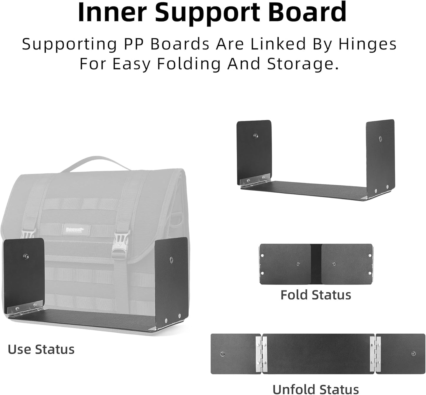 Rhinowalk Motorcycle Saddlebags, Waterproof Saddlebags, Quick Release 13L Single Side Hanging Bag Motorcycle Accessories