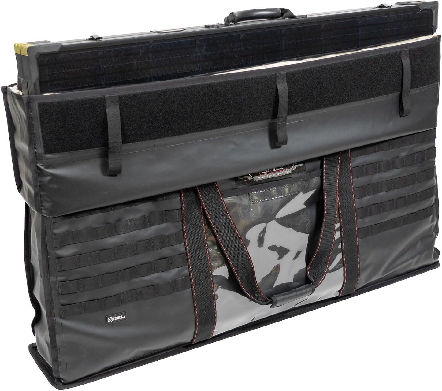 Mission Darkness Dry Shield Eclipse Faraday Bag for Solar Panels & Extra-Large Electronics // Military-Grade RF Shielding Waterproof Case for EMP CME Protection Preppers Personal Security