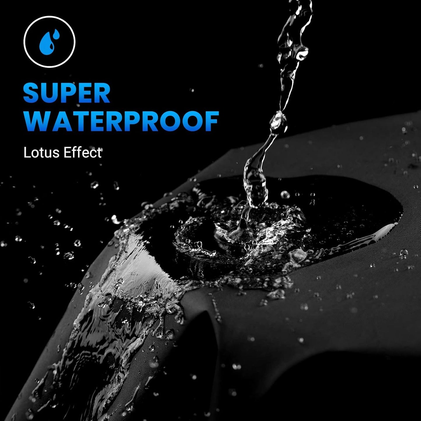 Favoto Motorcycle Cover Waterproof All Season Weather Sun Outdoor Protection Night Reflective with Lock-Holes & Storage Bag Universal Fits up to 86.6" Motorcycles Vehicle Motorbike Cover