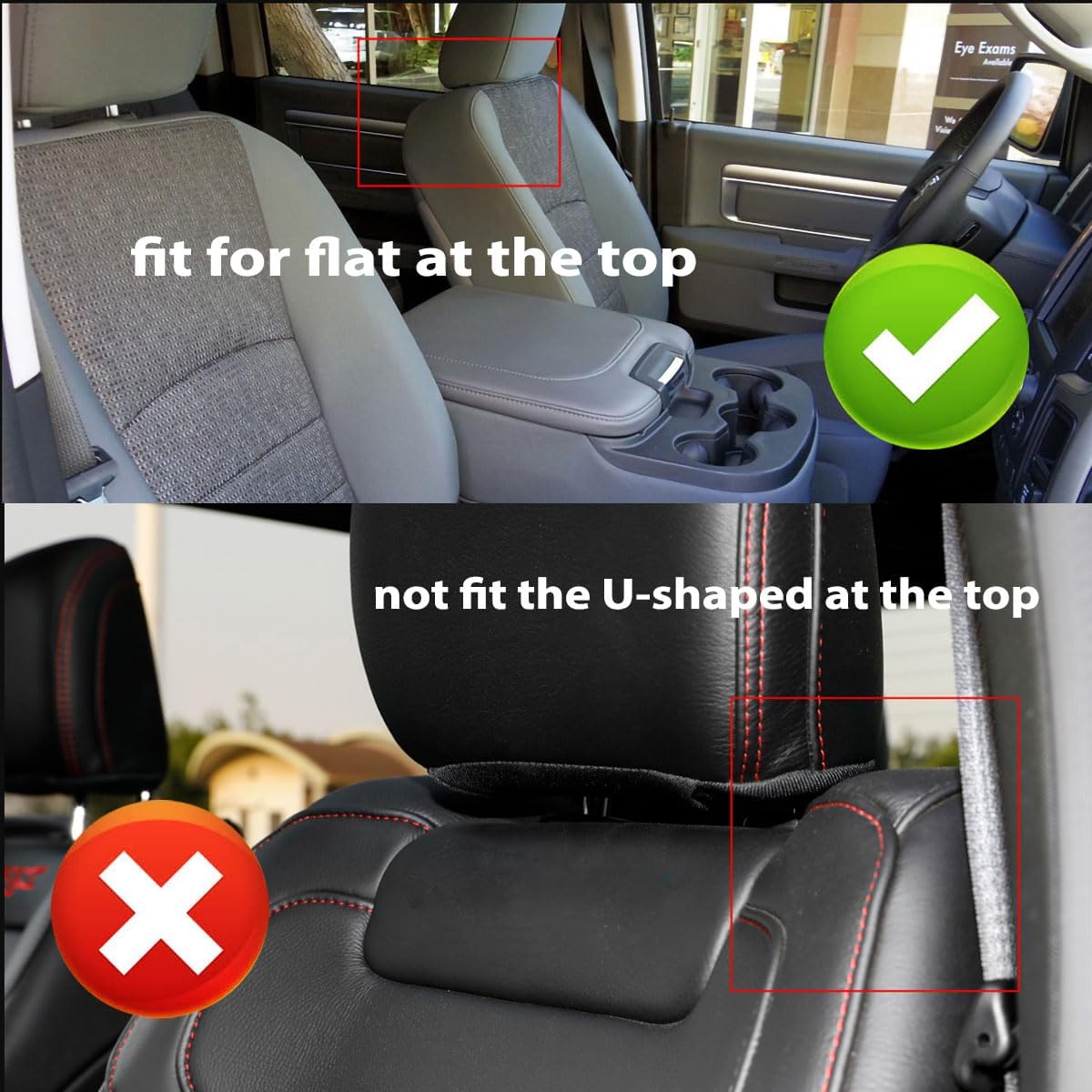 AOMSAZTO Seat Covers for Ram 2500: 2019 2020 2021 2022 2023 2024 2025 Custom Fit Car Seat Covers Full Set (Black+Gray)