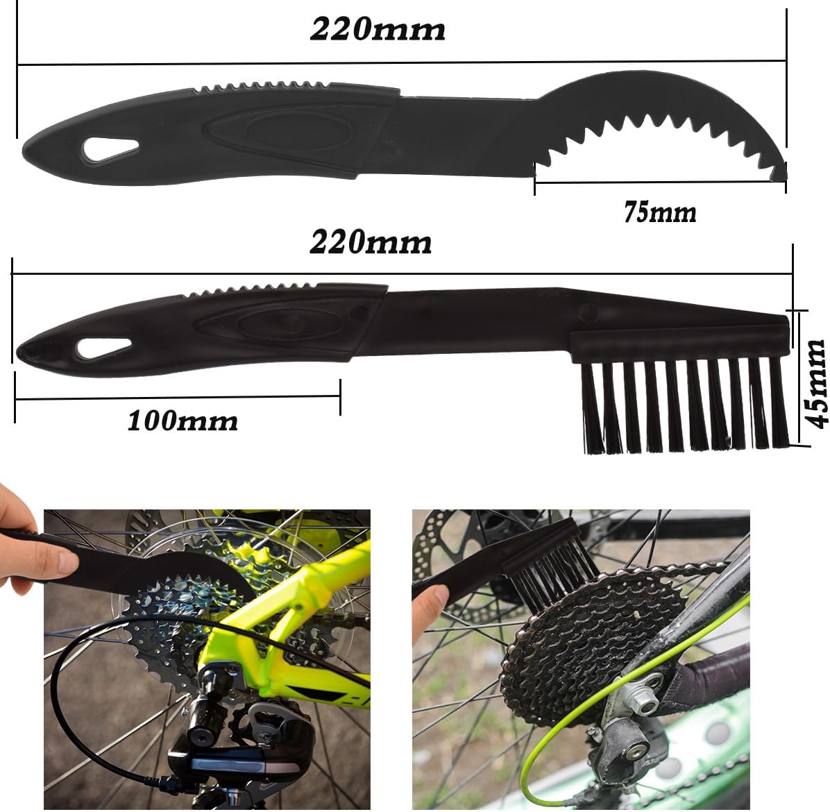 Bike Chain Cleaning Tools Motorcycle Chain Washer Cleaning Brush Bicycle Chain Brush
