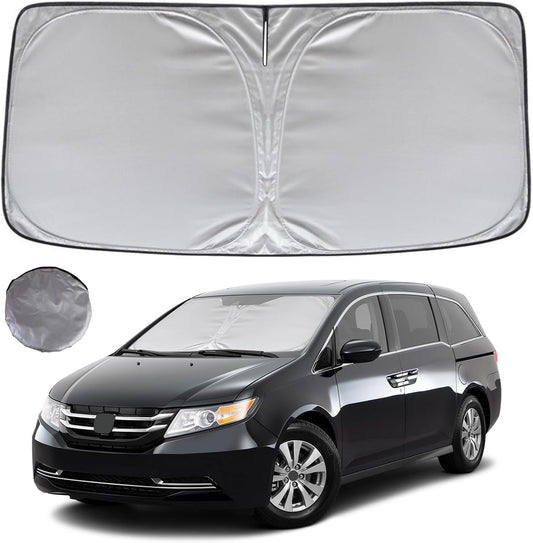 KAYZT Windshield Sun Shade for 2011-2017 Honda Odyssey Mini Van Foldable Sunshade Front Window Custom Fit Car Accessories