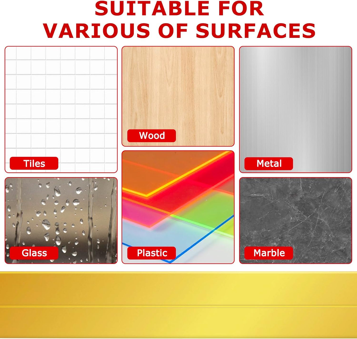 Flexible Wall Corner Protector Moulding Trim Peel and Stick Wall Corner Guards Edge Protector Self Adhesive Molding Trim Strip for Edge Ceiling (Gold, 1.6 in x 40 Ft)