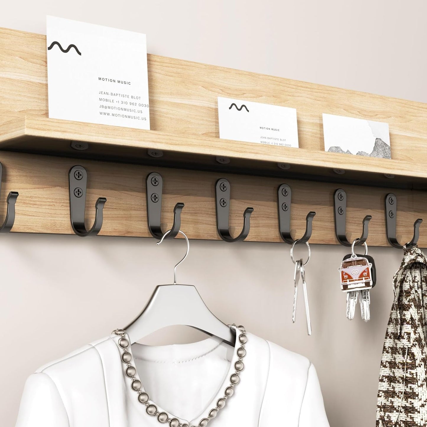 20PCS Wall Hooks for hanging, Metal Wall Hooks for Coats, Coat hooks for Wall, Heavy Duty Single Prong Wall Hooks With 40 Pieces Screws for Hanging Coats，Towel，Backpack，Hat, Dog Leashes，Coffee Mug