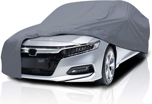 5 Layer Car Cover for Cadillac CTS 2011 2012 2013 2014 Coupe 2-Door Semi Custom Fit Full Coverage Heavy Duty All Weather Protection Breathable Dust Wind Shield