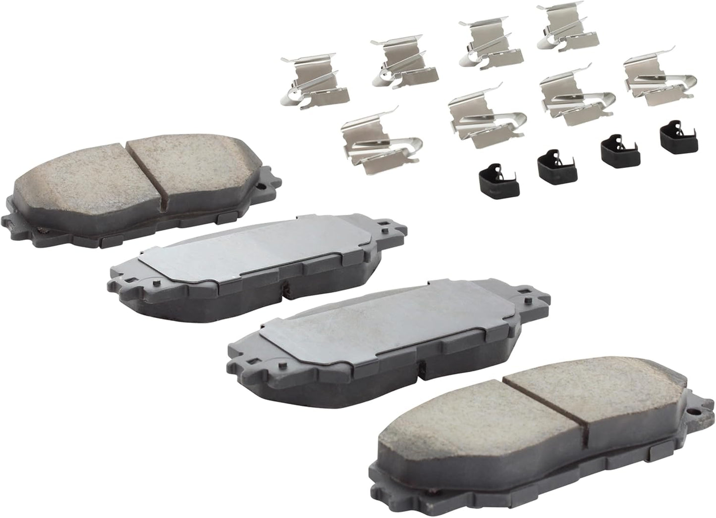 Premium Ceramic Front Brake Pads (1001-1210C) Compatible with 2006-2019 Lexus/Pontiac/Scion/Toyota (Corolla/HS250h/Matrix/Prius V/RAV4/Vibe/xB/xD)