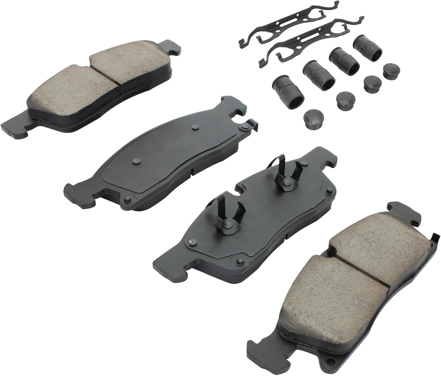 Premium Ceramic Front Brake Pads (1001-1455C) Compatible with 2011-2021 Dodge/Jeep/Mercedes-Benz (Durango/GL350/GLE300d/GLE350/Grand Cherokee/ML250/ML350/ML400)