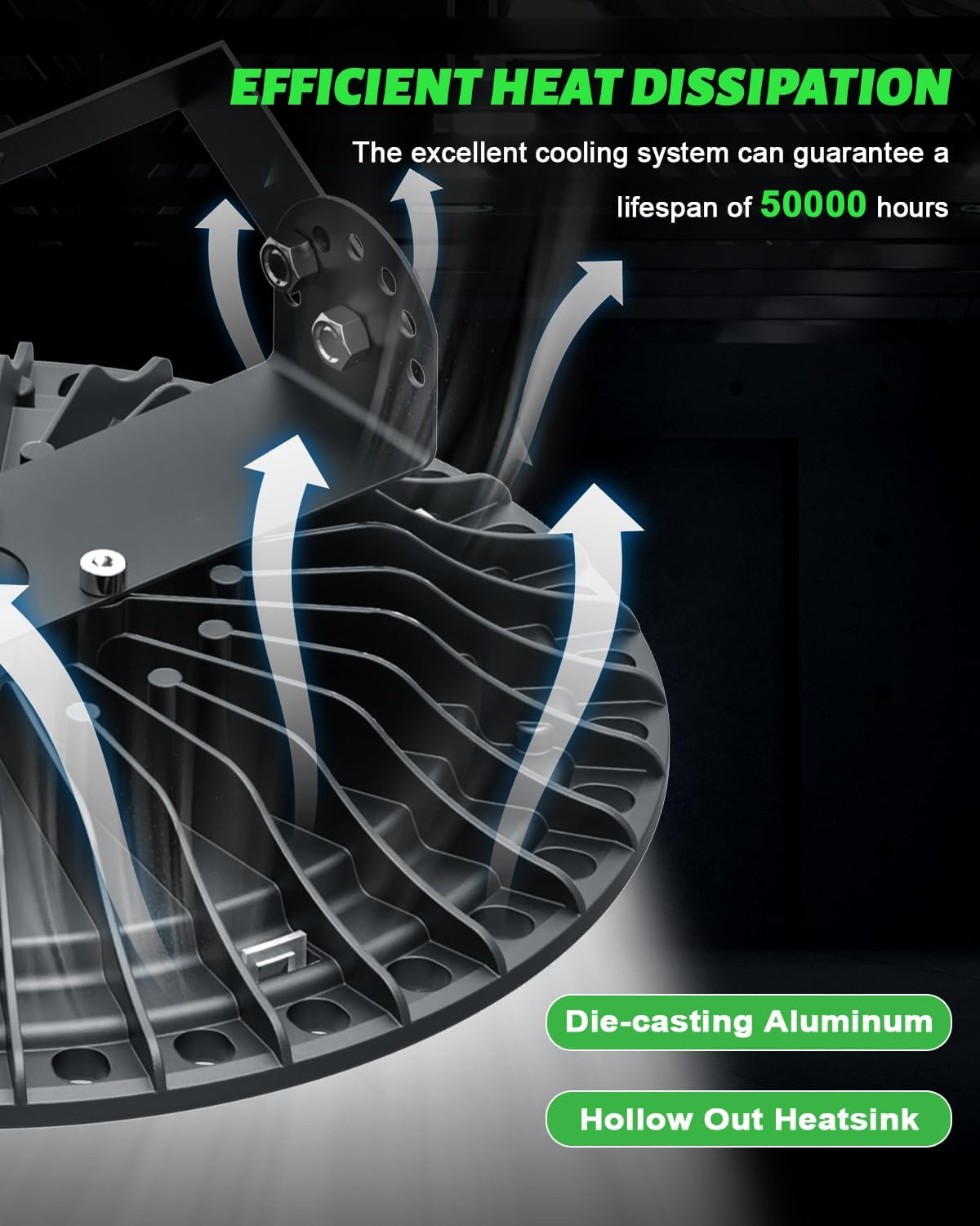 Viugreum High Bay LED Shop Lights, 200W UFO LED High Bay Light 20,000LM 120V LED High Bay Lights 5000K Daylight, Alternative to 900W MH/HPS for Garage Workshop Barn Factory Warehouse - 15 Pack