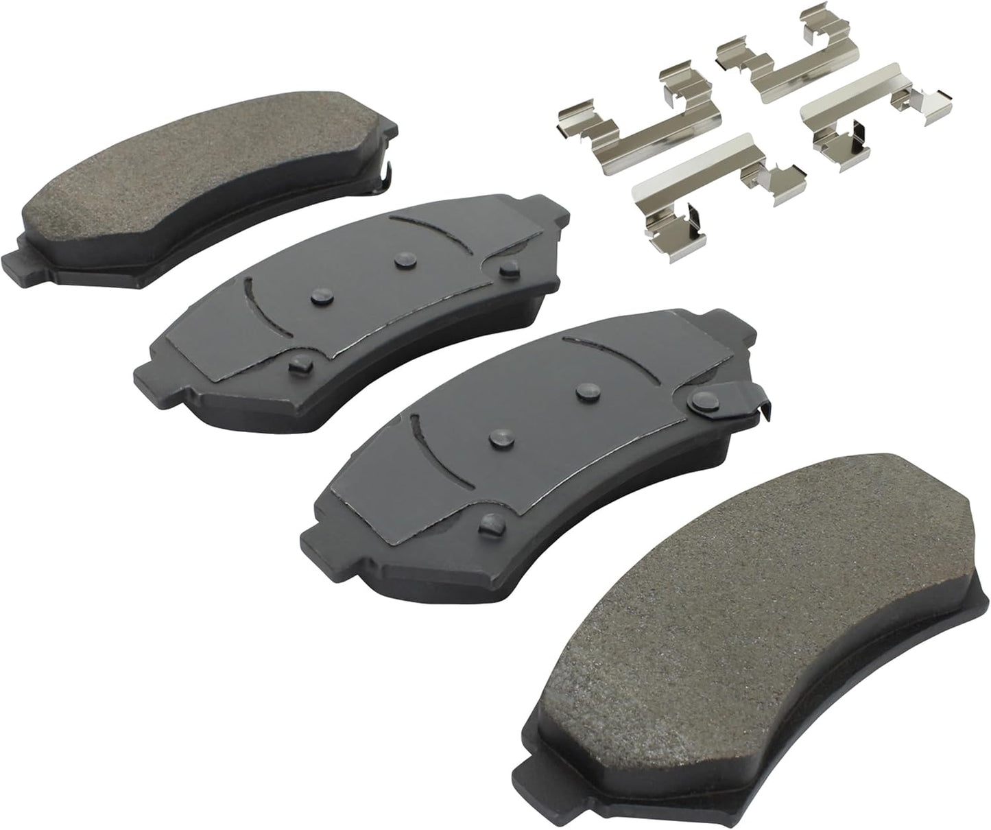 Premium Ceramic Front Brake Pads (1001-0699C) Compatible with 1997-2005 Buick/Cadillac/Chevrolet/Mercedes-Benz/Oldsmobile/Pontiac (Bonneville/Century/DeVille/Eldorado/Grand Prix/Impala)