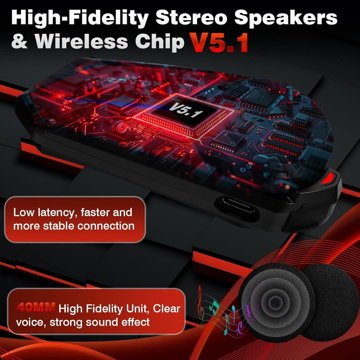 Motorcycle Helmet Headset 8 Riders Communication System X8 Intercom with Music Sharing/HiFi Sound/3 EQ Music Modes/DSP&CVC Noise Cancellation/IP67/FM Radio/Wake up Siri (2 Pack)