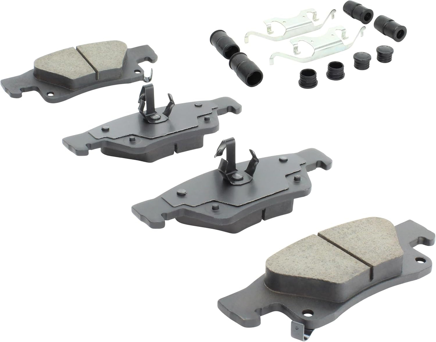 Premium Ceramic Rear Brake Pads (1001-1498C) Compatible with Dodge Durango 2011-2024, Jeep Grand Cherokee 2011-2021, Jeep Grand Cherokee WK 2022-2022