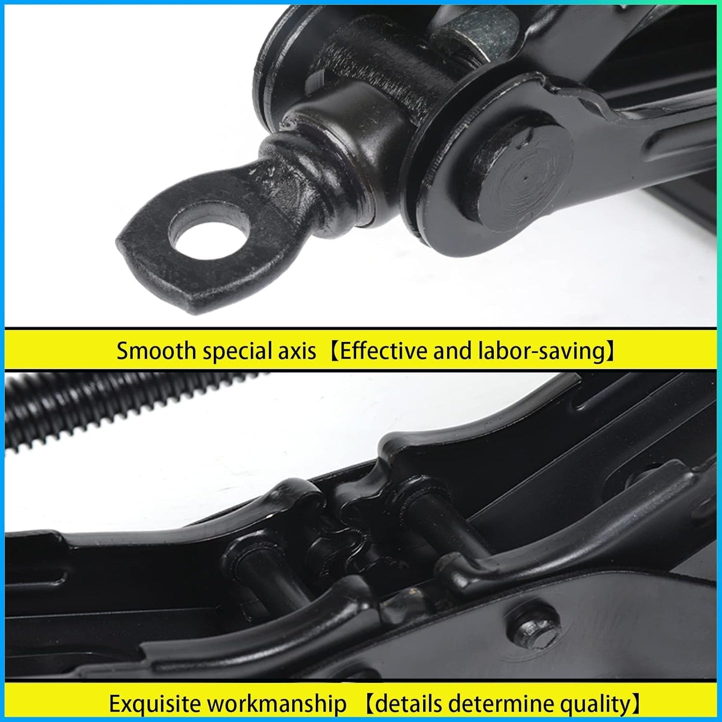 Scissor Car Jack, Scissor Jack with a Maximum Capacity of 2.0 Tons, Heavy Lifting Jack, Used for/SUV/MPV tire Repair and Replacement Tools, with Crank Handle (Hand Crank-2.0 tons)