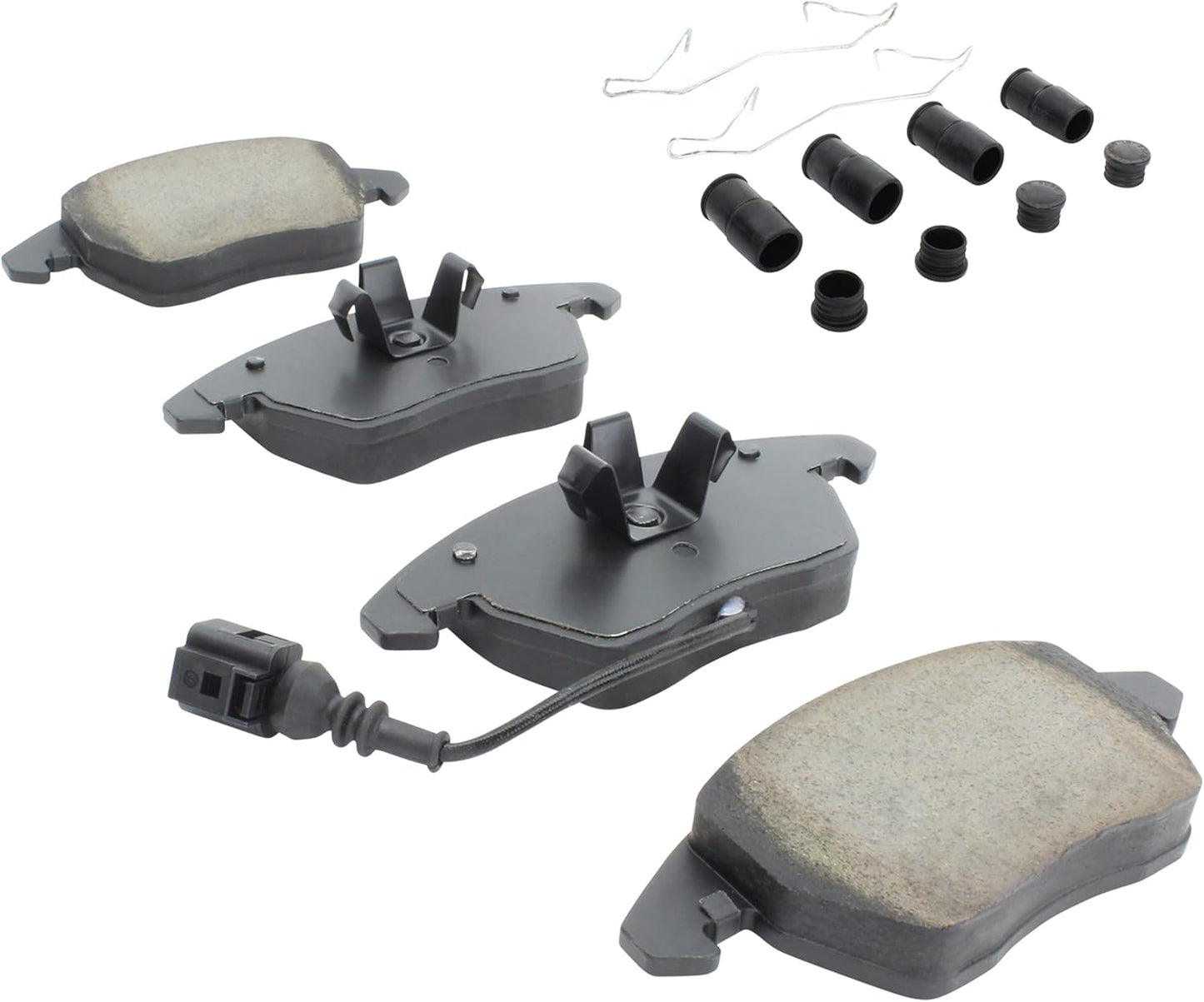 Premium Semi-Metallic Front Brake Pads (1001-1107M) Compatible with 2005-2019 Audi/Volkswagen (A3 Quattro/Beetle/GLI/Golf/Golf SportWagen/GTI/Ibiza/Jetta/Leon/Passat/Polo & More)