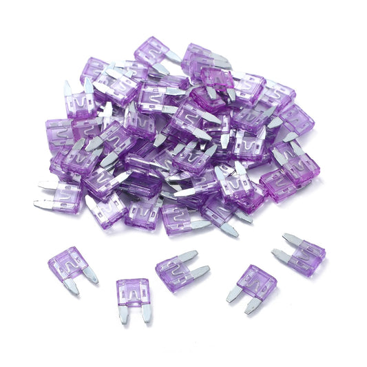 100 Pack Auto Fuses 35 AMP APM/ATM 32V Mini Blade Style Fuses 35A Short Circuit Protection Car Fuse (35 AMP)