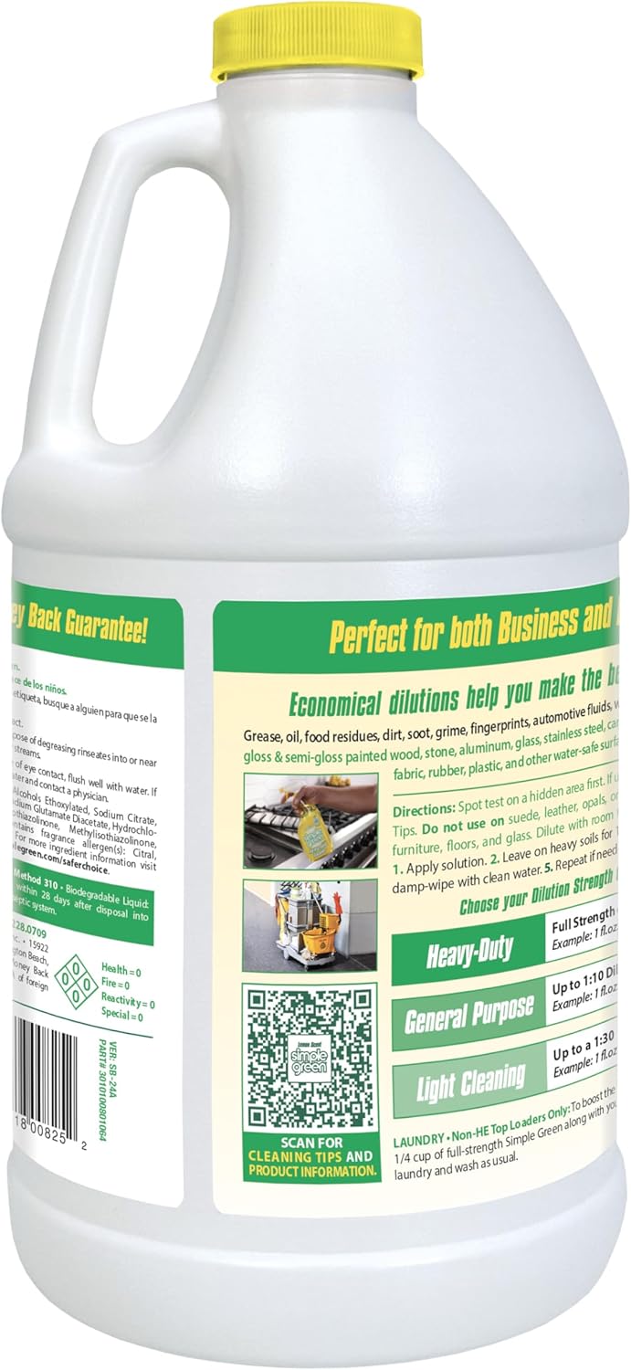 Simple Green All Purpose Cleaner Concentrate Lemon Scent 64 Fl Oz