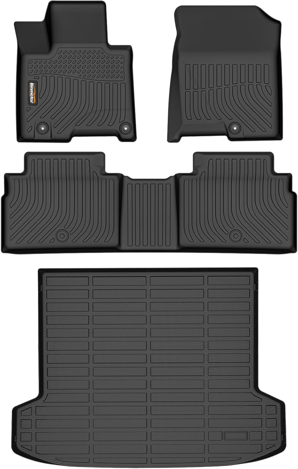 Binmotor-Floor Mats with Cargo Liner for Hyundai Tucson 2022-2025(Only for Plug-in Hybrid), Tucson All Weather Car Floor Mats, Cargo Mat Rubber Linersn Accessories for Hyundai Tucson PHEV Models