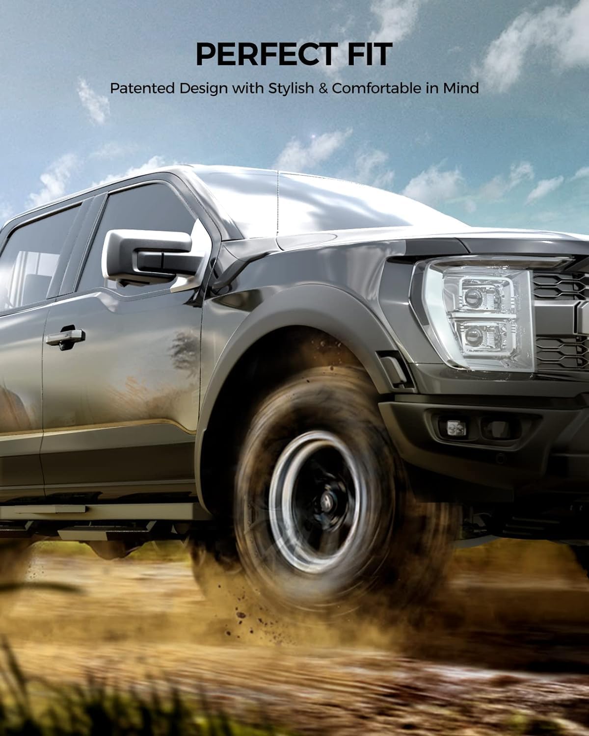 KYX Running Boards for 2009-2018 Ram 1500/2010-2025 Ram 2500 3500 Crew Cab & 2019-2024 1500 Classic Side Steps Nerf Bars Truck Step Rails