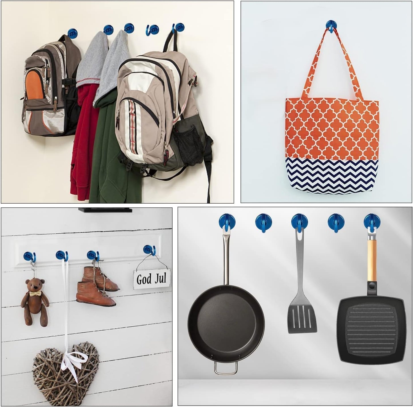 DIYMAG Magnetic Hooks, 30Lbs Strong Heavy Duty Cruise Magnet S-Hooks for Classroom, Fridge, Hanging, Cabins, Grill, Kitchen, Garage, Workplace and Office Etc, (20 Pack-Blue)