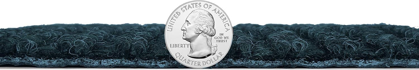 KOECKRITZ Heavy Duty Durable All Weather Indoor/Outdoor Non Slip Entrance Mat Rugs and Runners for Office Business Building Home Garage Front Door (6' x 20', Blue)