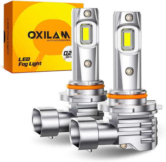 OXILAM 9005 LED Light Bulb, 800% Brighter Ultra-Bright Ultra-Bright, 3 Min Quick Install, 20 Years Lifespan, No Flicker, 99% Compatibility
