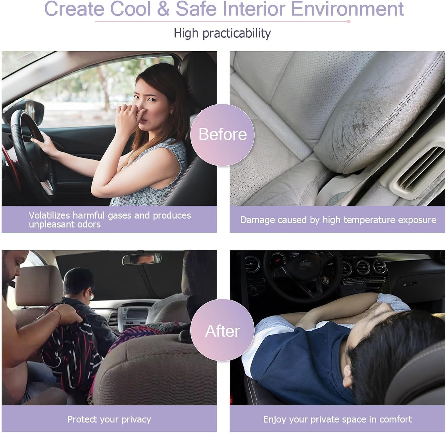 LUWU for 2025 EX30 Windshield Sun Shade EX30 Windshield Sunshades 2025 EX30 Accessories Foldable Sunshade Cover Block UV Ray Front Window Sunshade