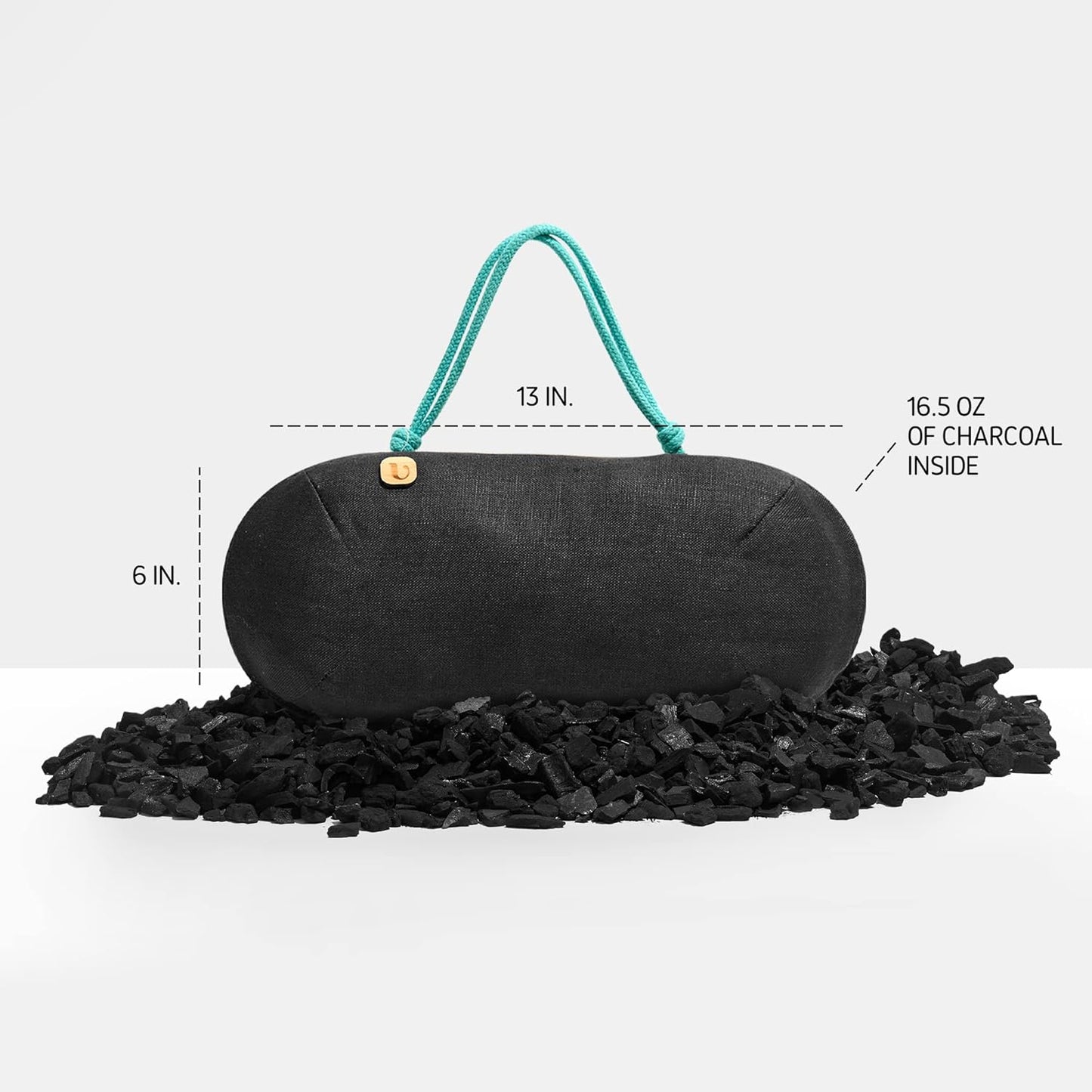 Car Air Freshener - Lasts 365+ Days No Chemicals 100% Activated Bamboo Charcoal Fragrance-Free Deodorizer, Natural Auto Odor Eliminator, Purifier, Neutralizer, Absorb Smoke Smell